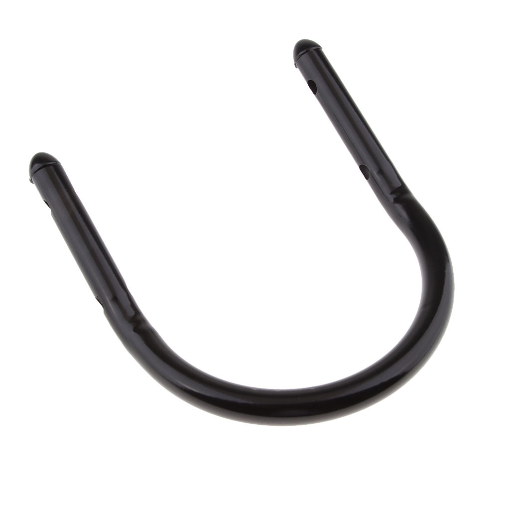 Black Metal Retro Cafe Racer Seat Frame Hoop Loop End Upswept for Honda CG/ZJ 125