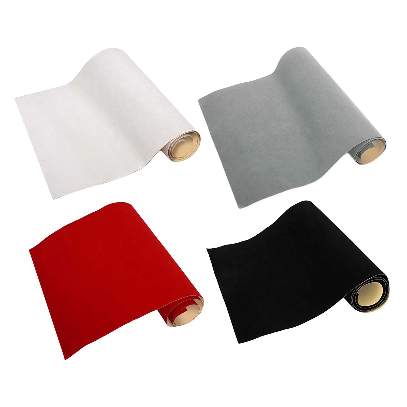Self Adhesive Sticky Velvet Fabric Felt Sticker Roll for Arts Crafts Jewelry
