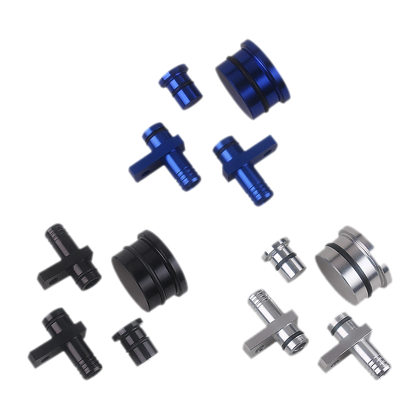 PCV Reroute Fitting Resonator Plug Reroute Assembly Kit with Upgraded For LLY LBZ LMM 6.6L
