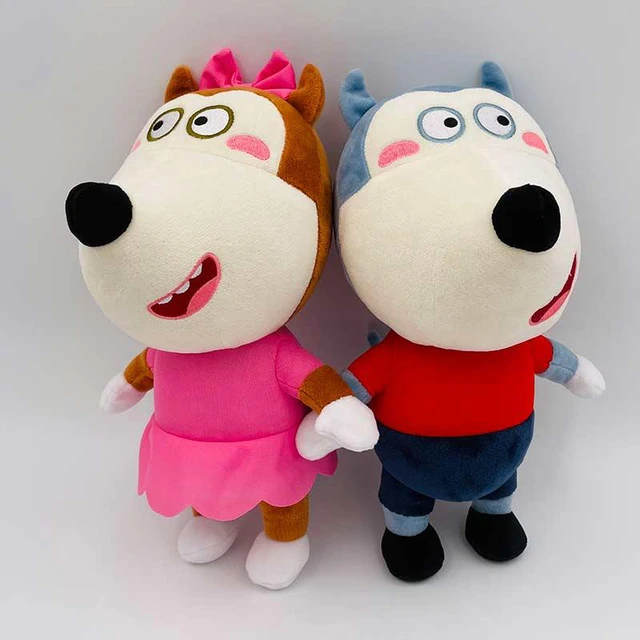 Pelúcia Wolfoo e Lucy Toy com desenho animado tipo soft durável duradouro  bonito