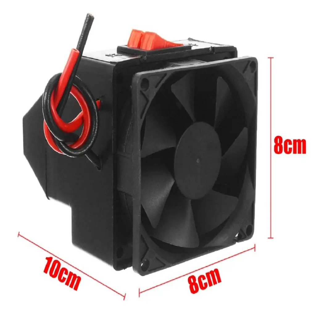 Portable Car Heater, Windshield Defroster Car Defogger Heater Heating Cooling Fan 12V 300W