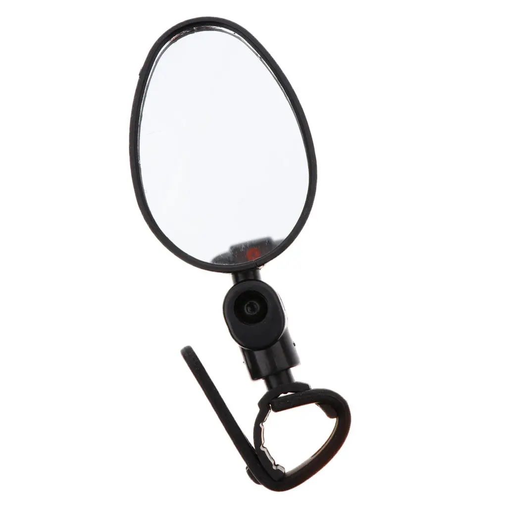  Rearview Mirror Glass Safe Cycling Bike Rearview Mirror Adjustable