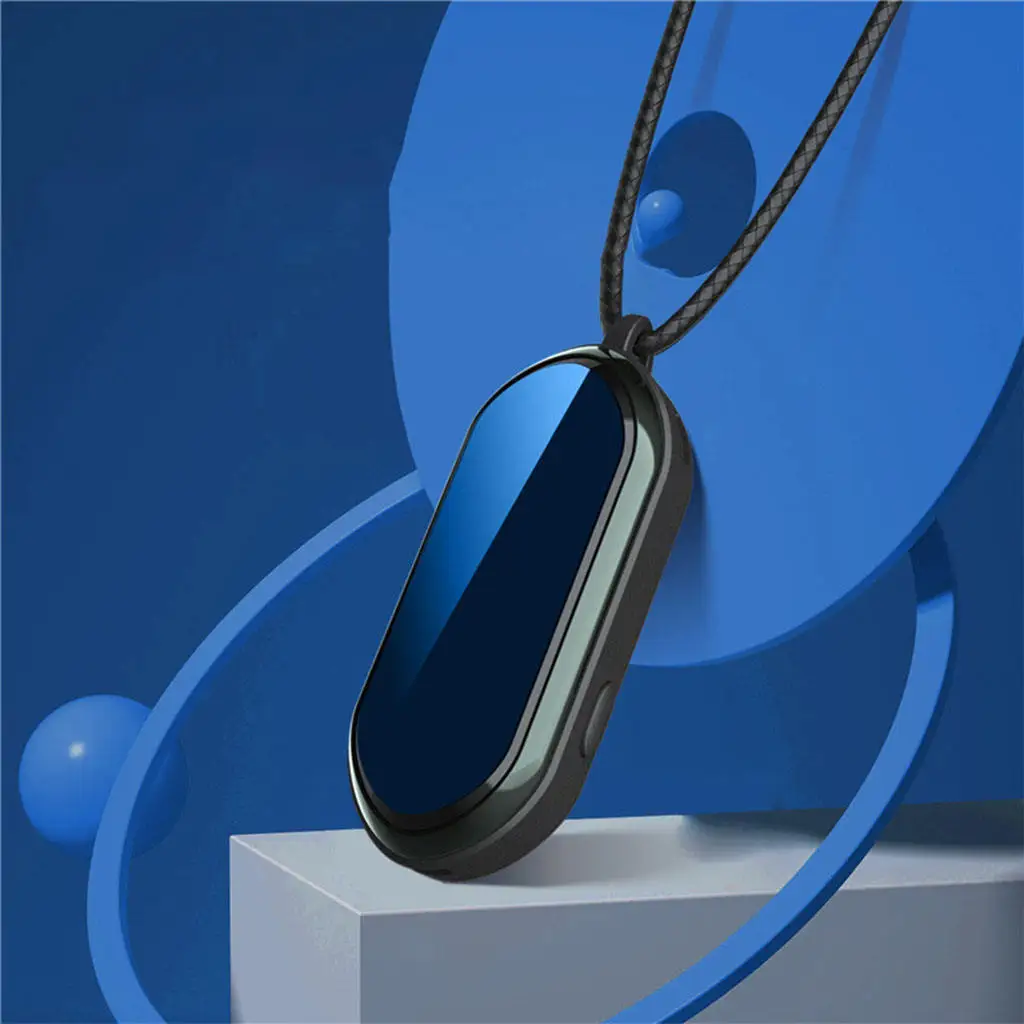 Wearable Air Purifier Personal Necklace Air Freshener, Ionizer Smoke Bacteria Remover USB Air Cleaner Negative Ion Generator