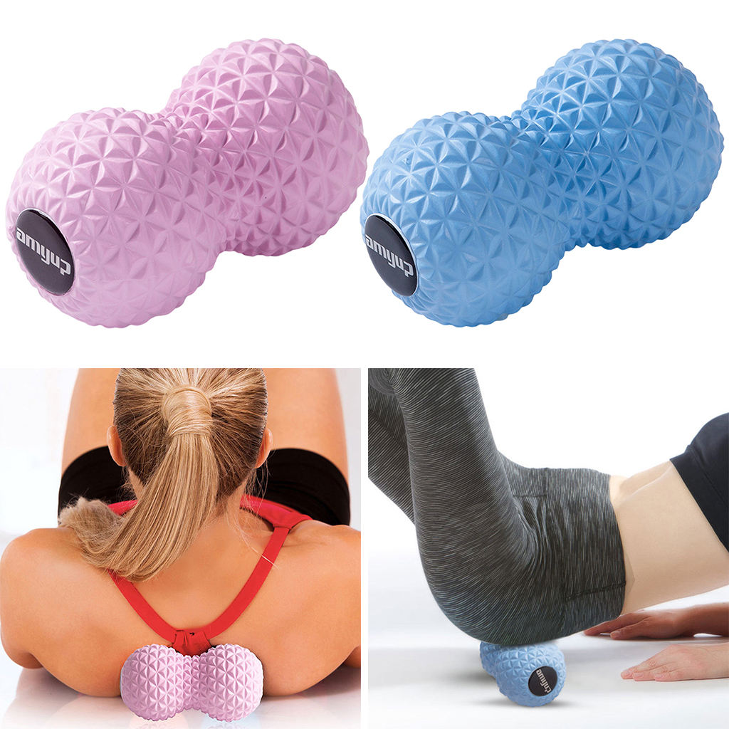 EVA Peanut Massage Ball Double Lacrosse Massage Ball Mobility Ball for Deep Tissue Massage Tool for Back Hand Foot