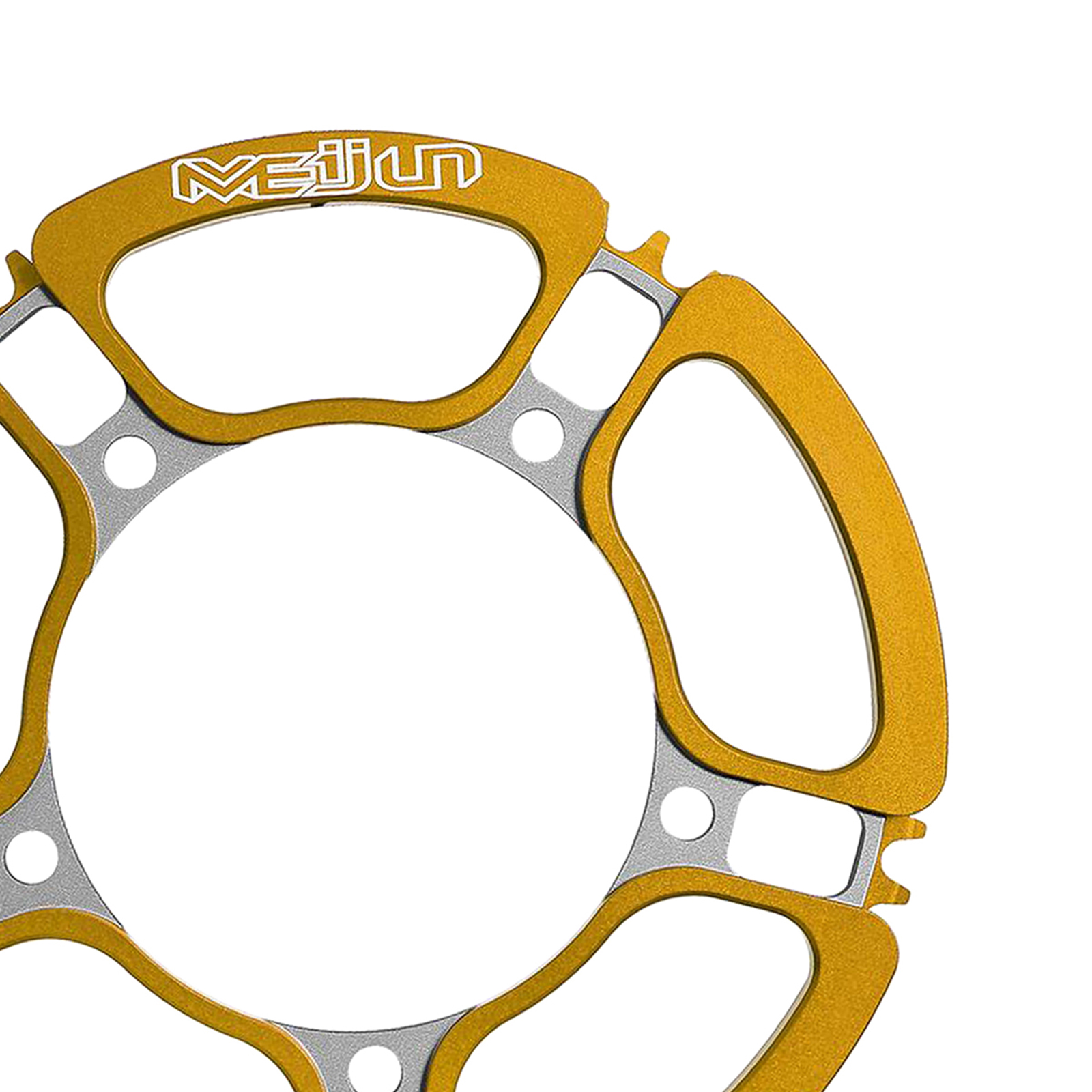 Bicycle Chainring Narrow Wide Single Chain Ring BCD 130mm 53T Aluminum Alloy, Durable & Stable