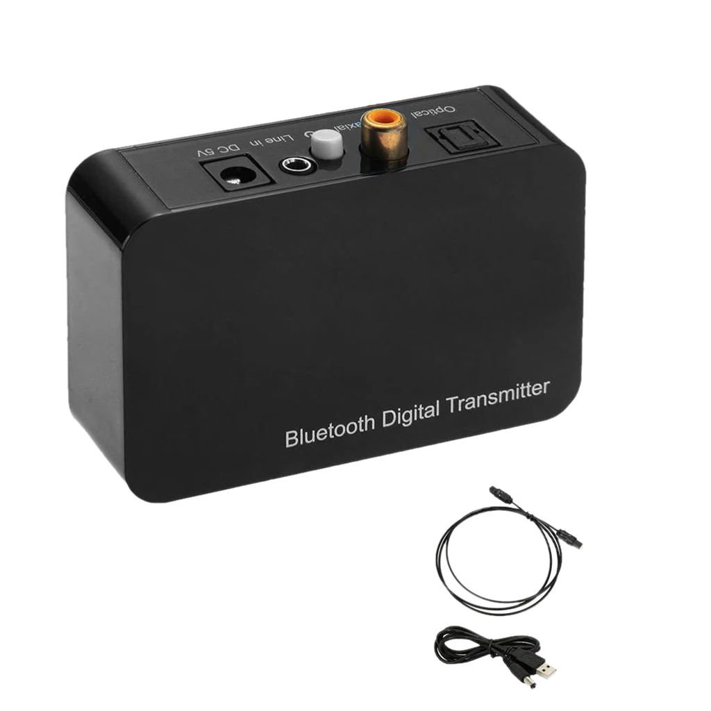 Bluetooth Transmitter Sender Aux 3.5mm / Optical Audio for TV Headphones