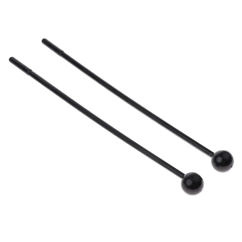 1 Pair Plastic Mallets Percussion Sticks for Xylophone/Bell Mbira Marimba