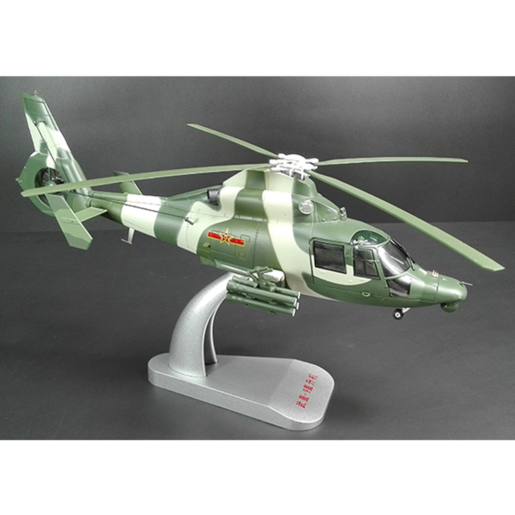 Military Fighter Puzzle Model Toys, 1/32 China WZ-9 Helicopter Plastic Model, Children's Toys