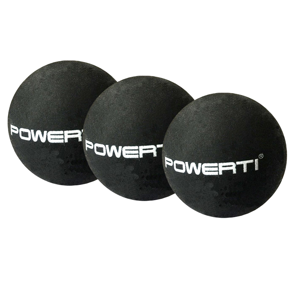 3pc 37mm Squash Ball Rubber Professional Double Yellow Dots Low Speed Balls Replacement Training Equipment