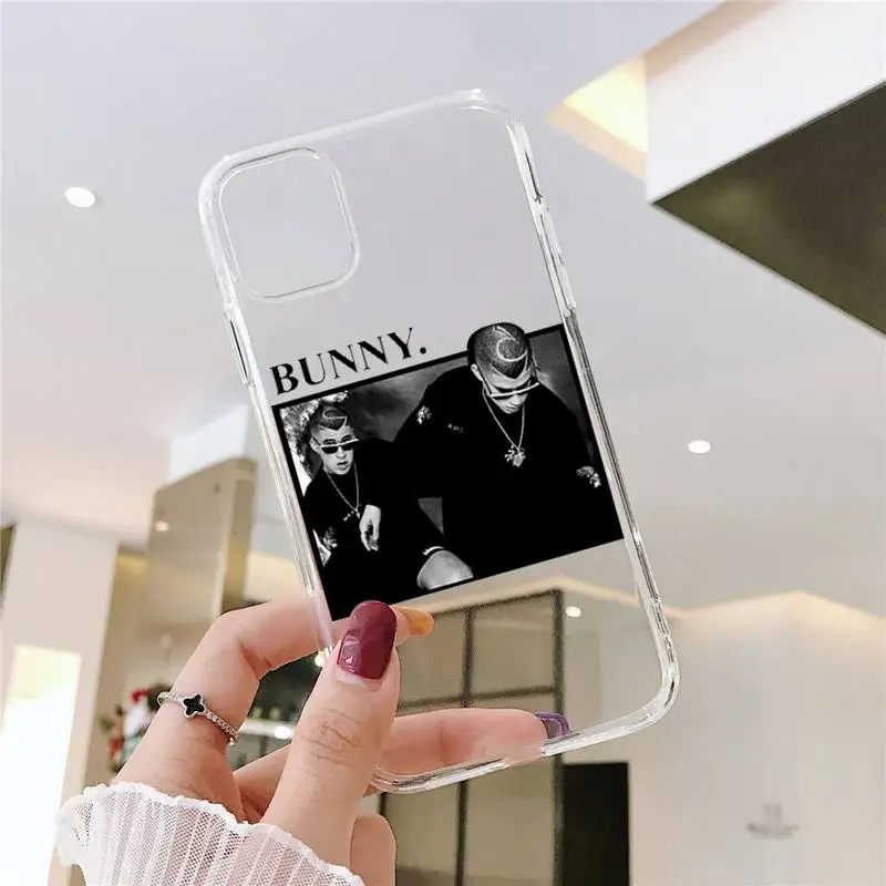 apple iphone 13 pro max case Bad Bunny Maluma Phone Case for iPhone 11 12 13 pro XS max mini  6 7 8 s Plus XR X SE2020 SAMSUNG A51 A52 A50 Transparent shell iphone 13 pro max case clear