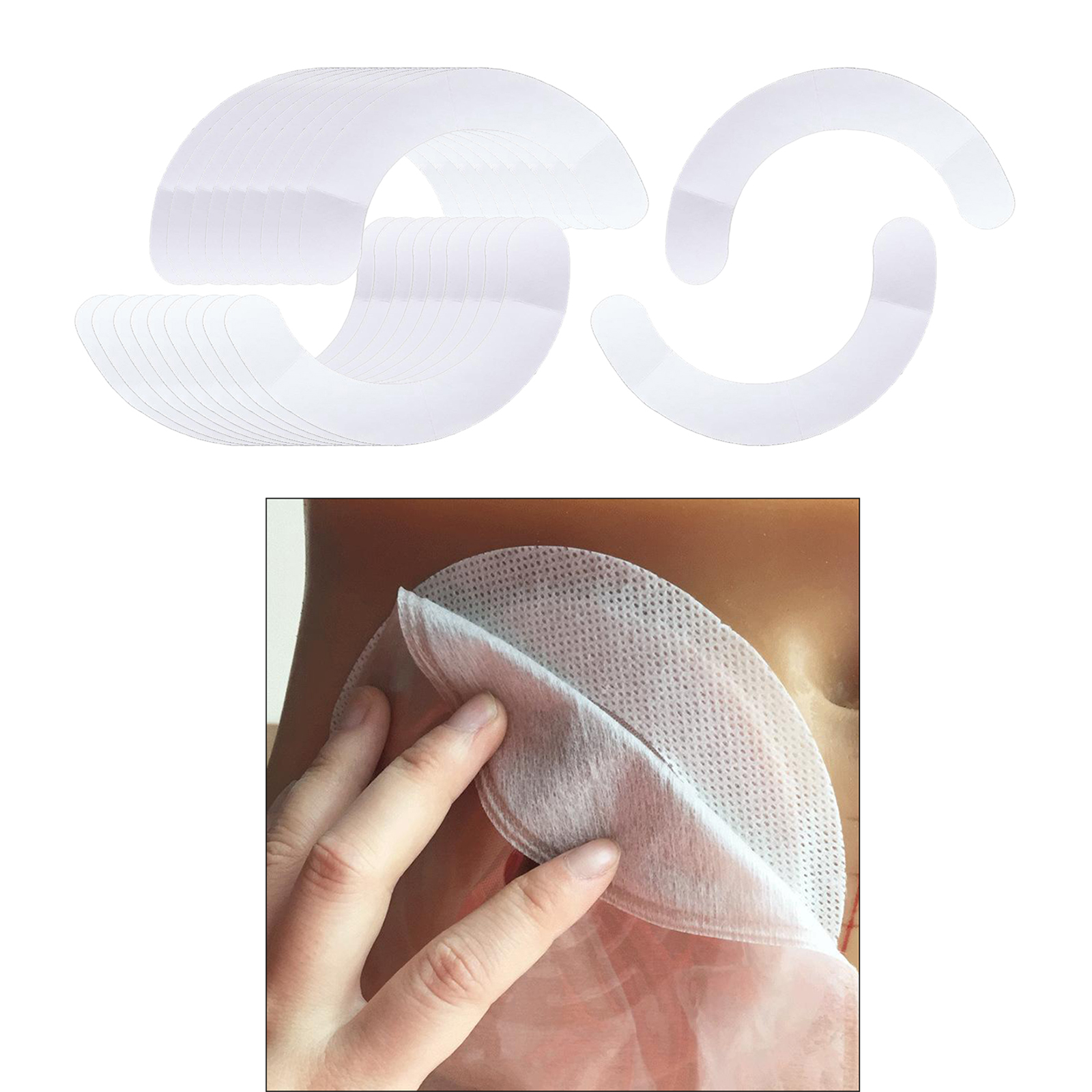20pcs Portable Ostomy Care Fix Tape Spunlaced Tapes Spuntape Ostomy Care Fix Tape Prevent Flange From Warping And Shifting