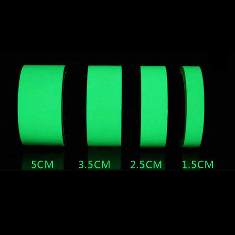 Ruban Adhésif Phosphorescent 5m X 5cm - Brillant Dans Le Noir Pour Déco & Sécurité