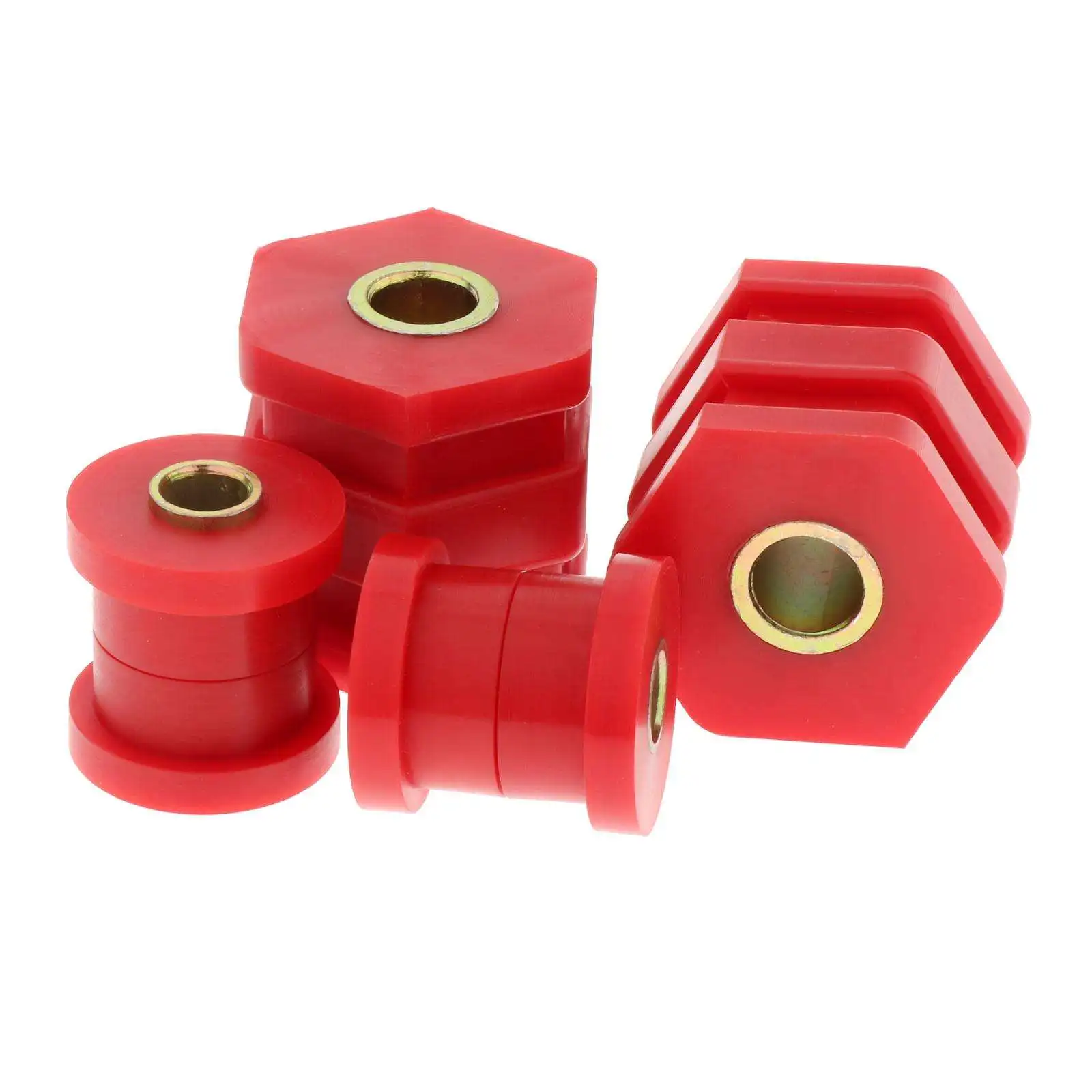 Red Front Lower Control Arm Bushing Set for Honda Civic 96-00, Professional