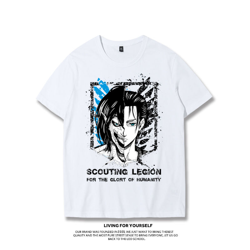 Attack on Titan Summer T-Shirt - Loose Fit, Streetwear, Unisex