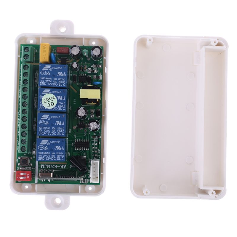rf + 7003 Interruptores Manual Integrado Controlador 315mhz 433mhz 57bc 250v 4ch 4 6 Cheap Controle remoto inteligente
