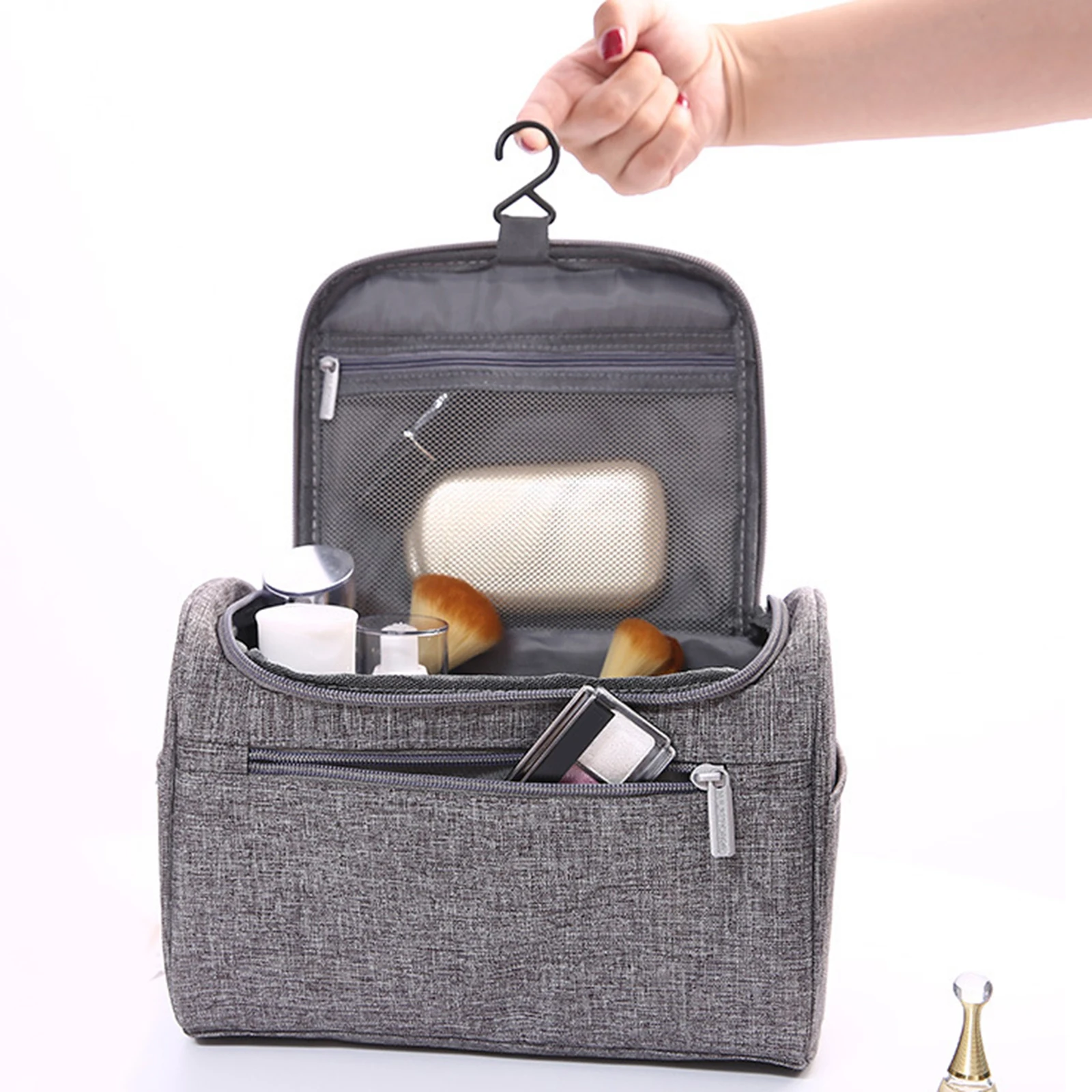 ing Toiletry Bag Travel Cosmetic Organizer Shower Bathroom Bag for Men Women Water-Resistant