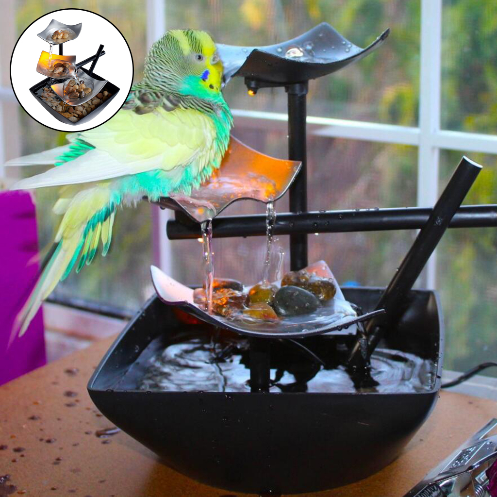 Water Fountain Desktop Relaxation Indoor Fountain Waterfall Feng Shui Desktop Decor Ornaments