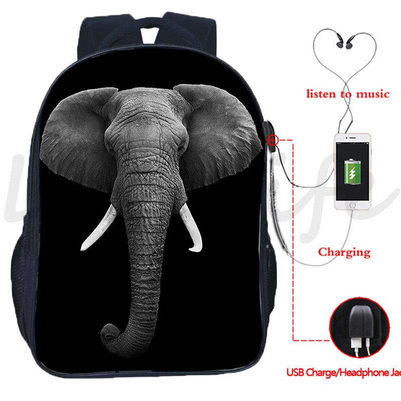 cavalo mochila carregamento usb personalizado 3d impressão