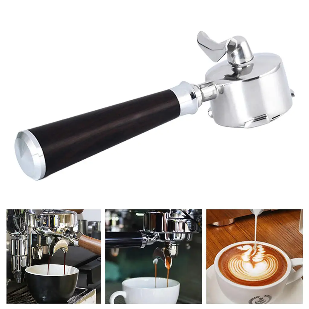 51mm Coffee Machine Portafilter Fine Filter Dual Spouts for EC680 685 Household Coffee Shop Barista Accs Parts