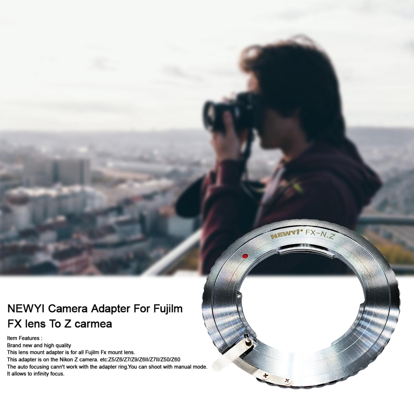 Len Adapter Ring Replacement Bayonet Mount Full Frame Lens Converter Compatible Easy Install Camera Adaptor FX-Nz for Fujilm FX