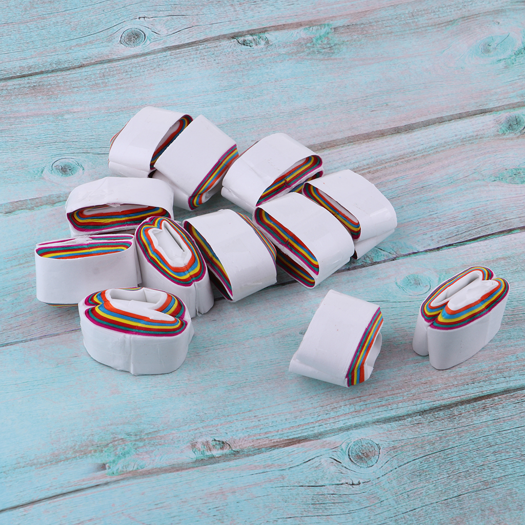 12Pcs/Set Magic Paper Mouth Coils Funny Magic Props and Gimmicks Magic Kit