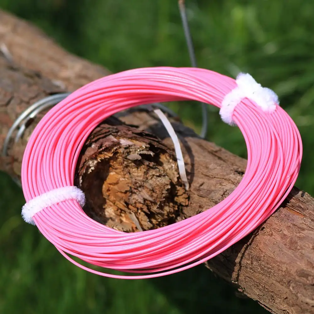100FT Weight Forward Fly Line Floating Fly Fishing Line WF4/5/6/7/8F Pink