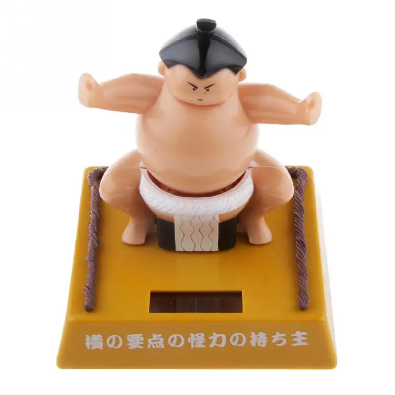 Solar Power Bobblehead Toy Figure  Japanese Sumo Wrestler