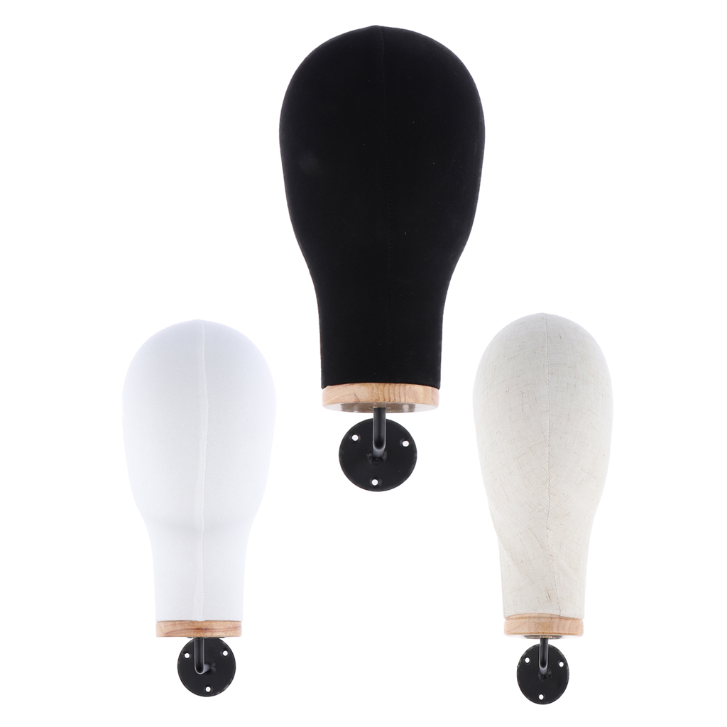 Wall Mannequin Head Wig Hat Making Display Model Manikin - Beige