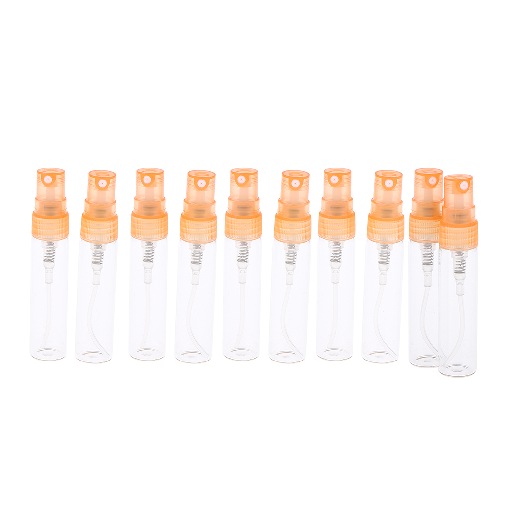 5/10mL Mini Portable Spray Bottles Atomizer 10Pcs for Perfume Cologne Splash
