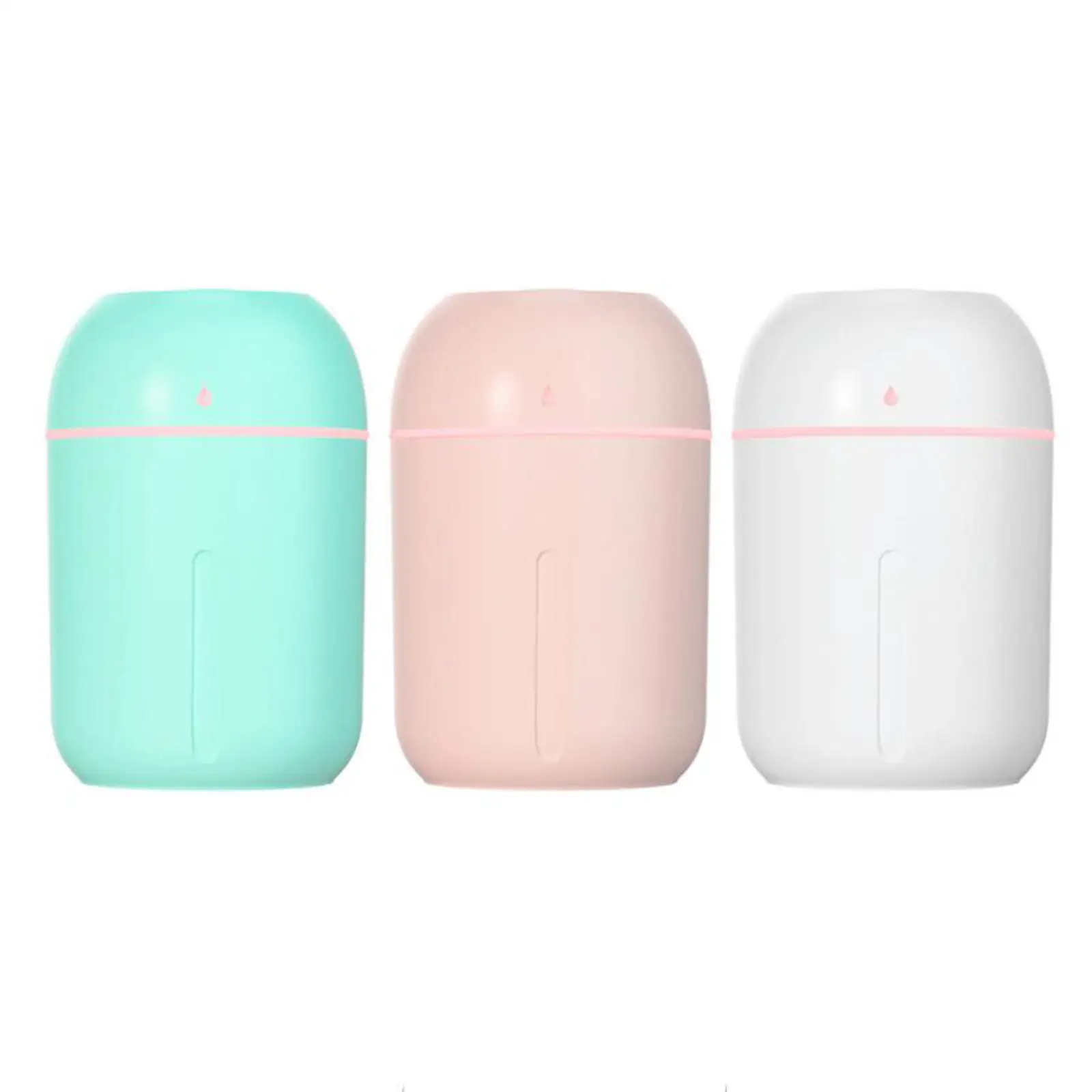 Portable 330ml Air Humidifier Aromatherapy Purifier Essential Oil Diffuser for Bedroom Baby Room Home Office Nightstand