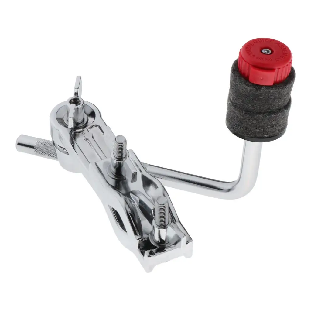 Medium Cymbal Attachment Arm Clamp Holder, with Quick-Set Mate Felt Washers, All Metal for Durable in use