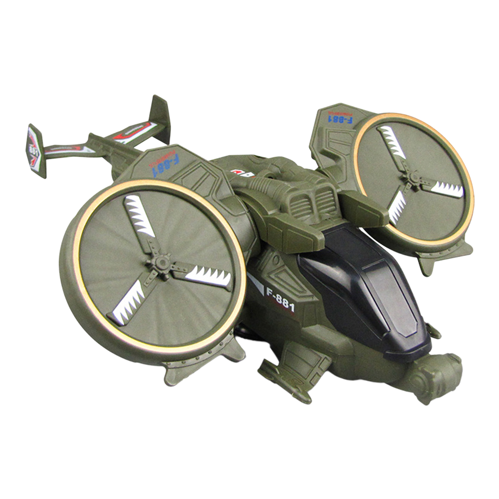 Children's Electric Universal Fighter, Music and Light, 360 Degree Rotating Aircraft Model Toy