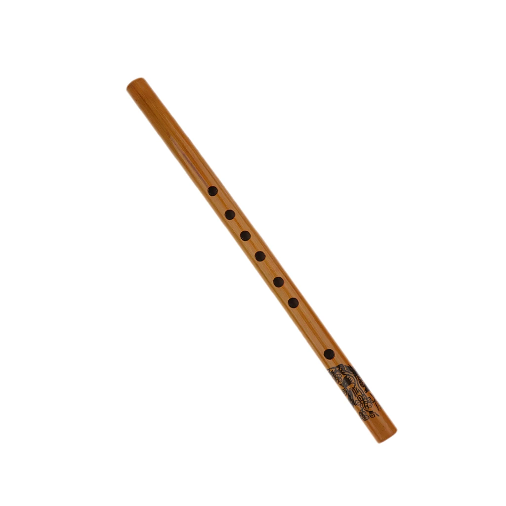 Finest Vertical Bamboo Flute Dizi Xiao Chinese Traditional Woodwind Instrument 33cm