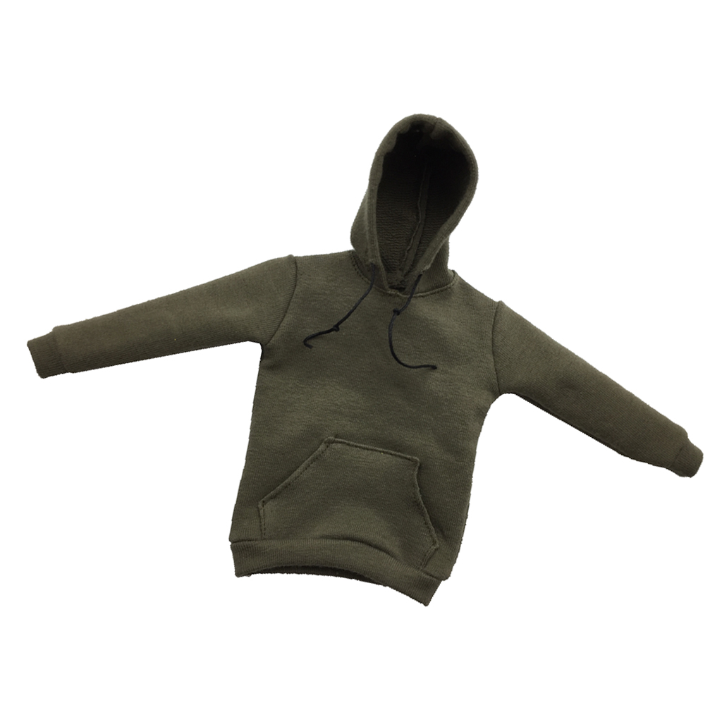 1/6 Scale Mens Long Sleeve Hoodie Sweatshirt Outfit Clothing for 12