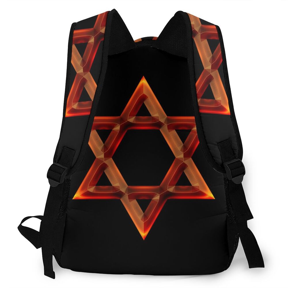 Nova tendência mochila estrela vermelha do rei