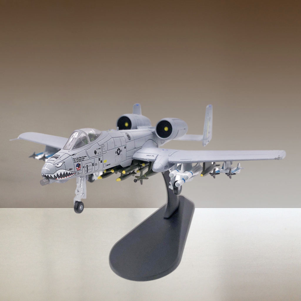1:100 Scale Die Cast Aviation USA A-10 Attack Plane Fighter Model