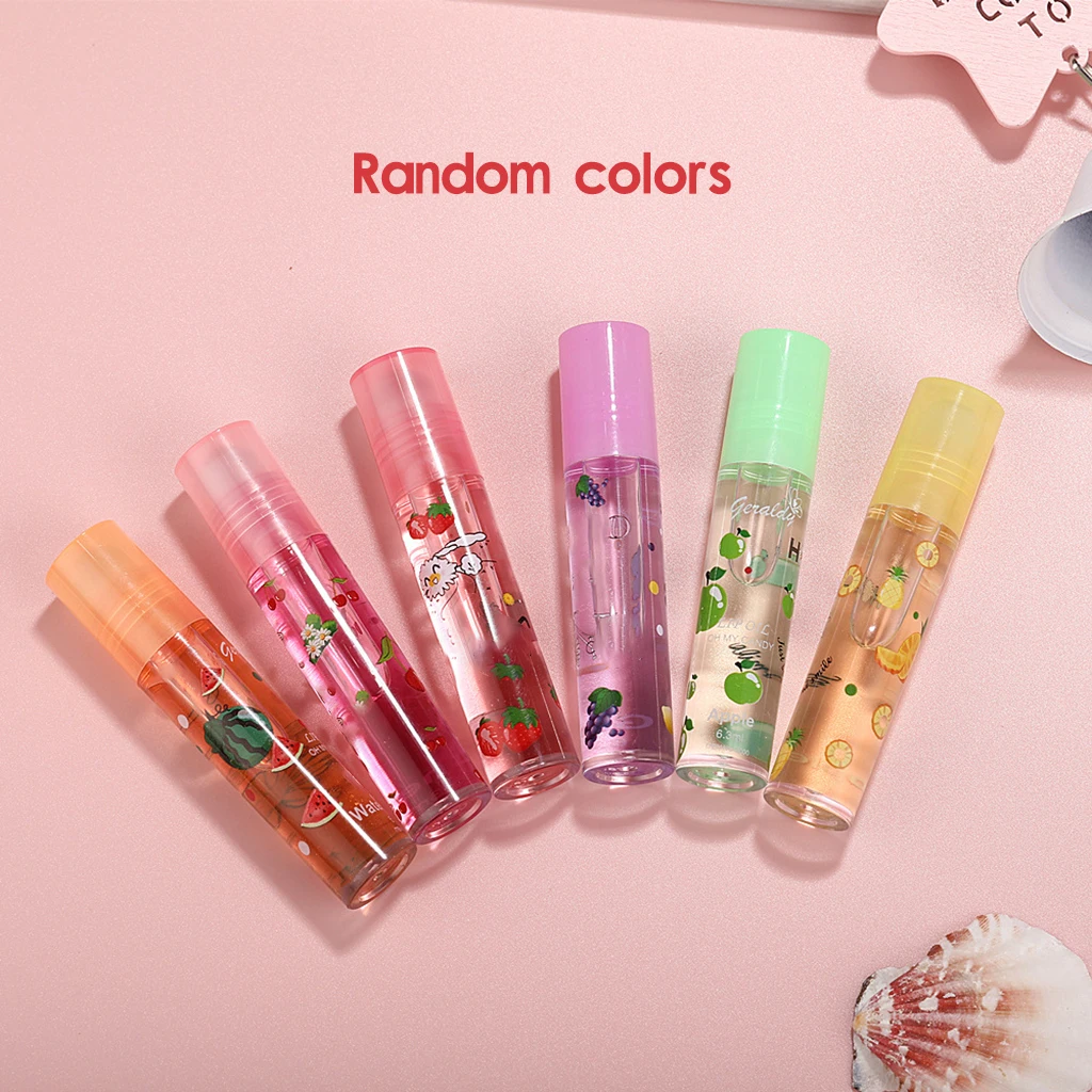 1pcs Shiny Colorless Lip gloss Moisturizing Lip Primer Oil Lip BalmTransparent Liquid Lip gloss Clear Lip oil Lips Tint Care 