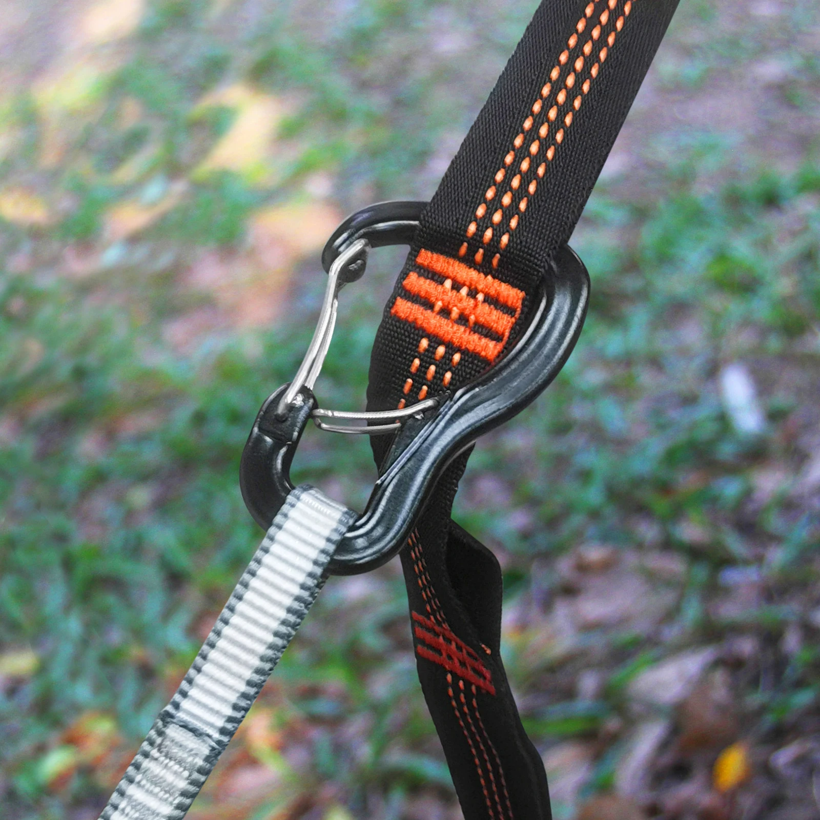 D Shape Hammock Carabiner Sturdy Aluminum 8kN Hook Hanging Buckle Lightweight Sport Tools for Outdoor Swing Traveling