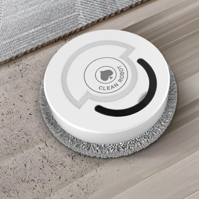 Smart Robot Vacuum Cleaner, Strong Suction, Robotic Vacuum Cleaner for Home Kitchen Office for Pet Hair, Carpets & Hard Floors