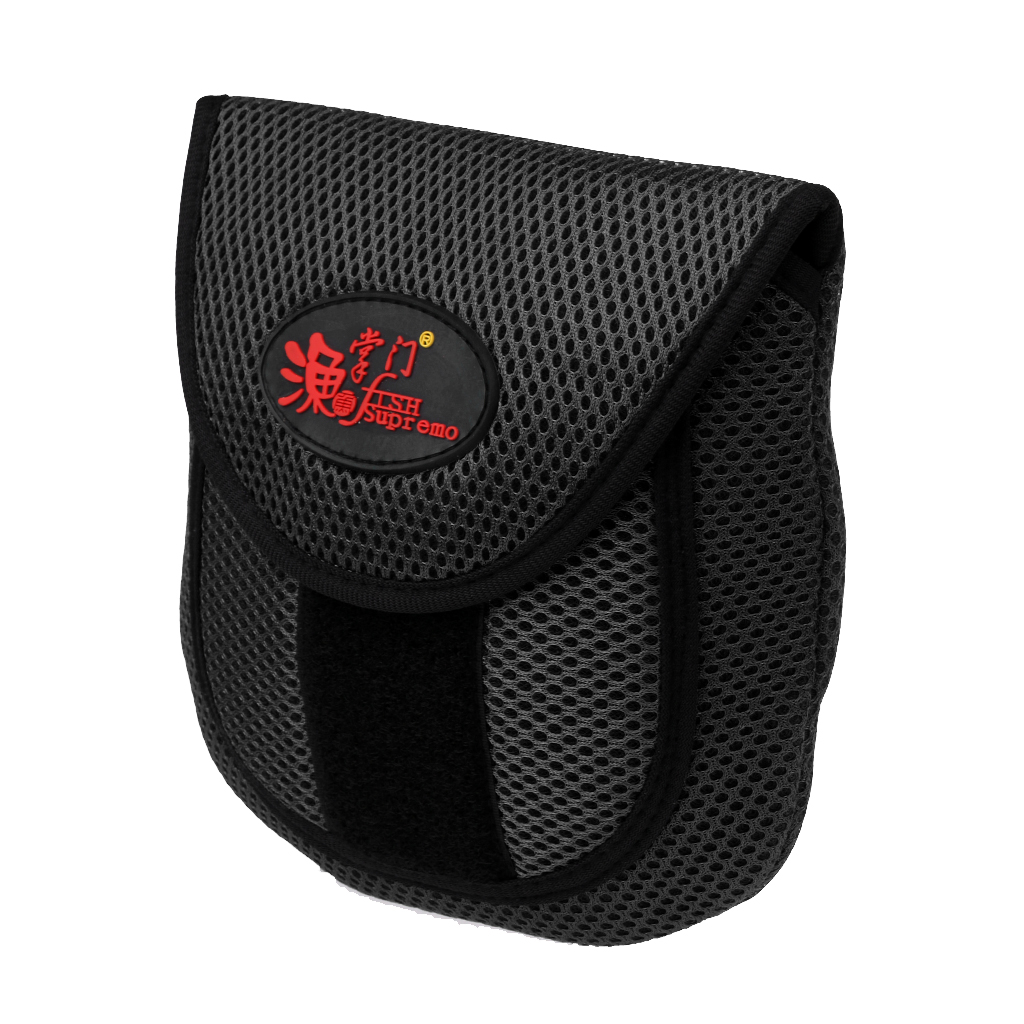 Black /Blue Fishing Reel Cover Storege Case Pouch Bag Outdoor Fishing   Casting Tackle Bag