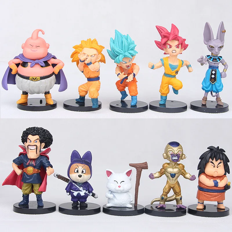 Figuras de acción de Dragon Ball Z, batalla de los dioses, Goku, Beerus,  Vegeta, Buu, Super Saiyan, freezer, modelo de juguete, Anime, colecciona  adornos| | - AliExpress