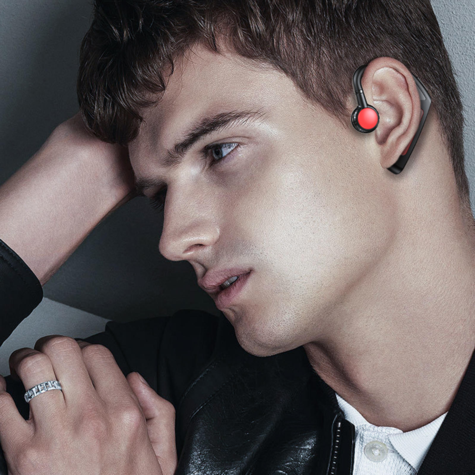 Bone Conduction Headphones 170mAh Ear Hook Style Headset Earphone NFC Function Earbuds Waterproof for Driving Swimming Fitness