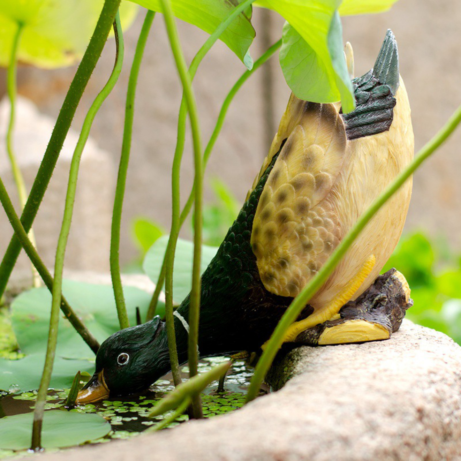 Garden Duck/Mallard Decorations | Outdoor Yard Decor for Patio, Balcony