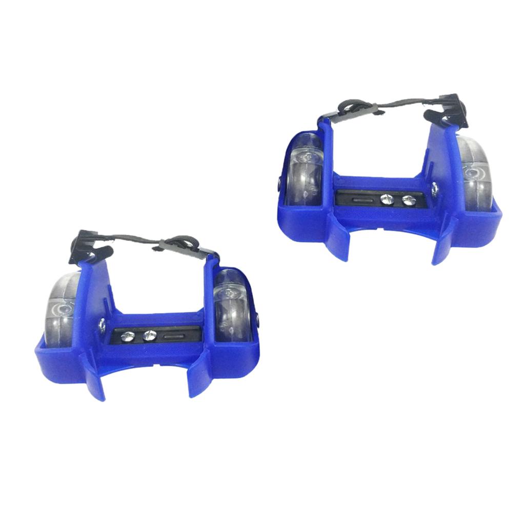 Heel Wheel Roller Skates Skate Pull-on Shoe Trainer Rollerskate Wheels