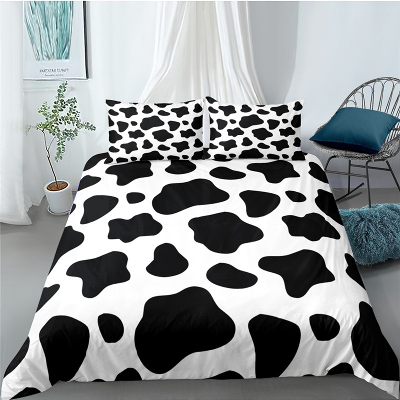 cow print duvet cover