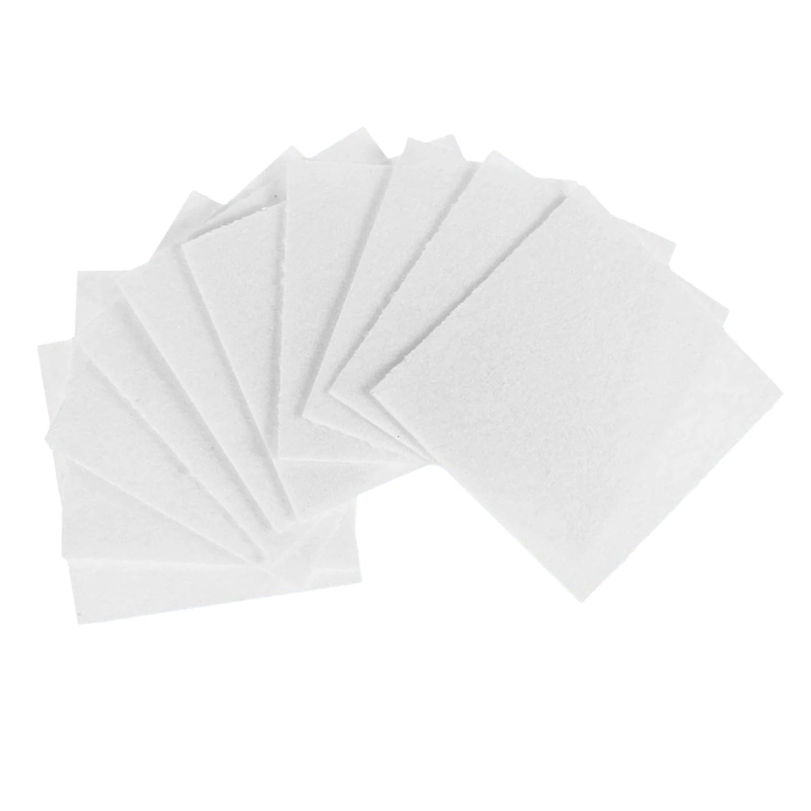 50 Sheets Ceramic Fiber Square Microwave Kiln Glass Fusing Paper 80x80mm For Household Tools