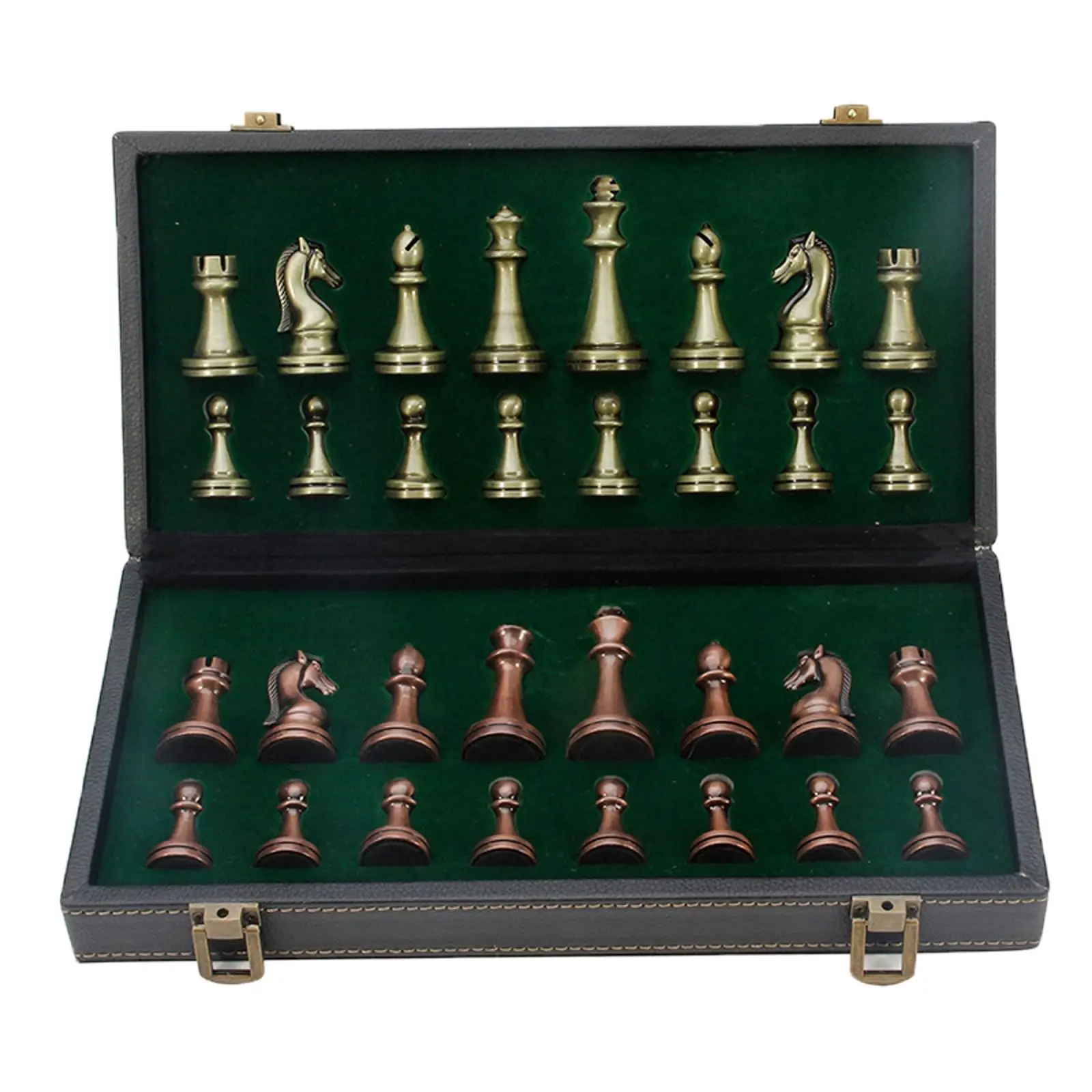 Chess Set with Game Board Interior for Storage Educational Games & Board Games & Traditional Games
