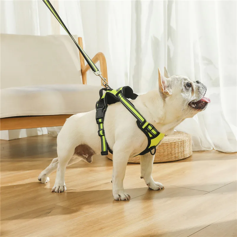 New Big Dog Harness Vest Reflective Adjustable Pet Chest Strap Training Pets Harnesses No Pull for Small Medium Large Dogs Stuff