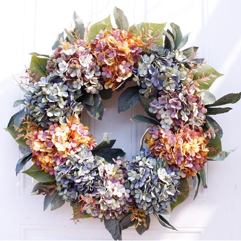 Artificial floral wreaths front door home outdoor wedding decor christmas 