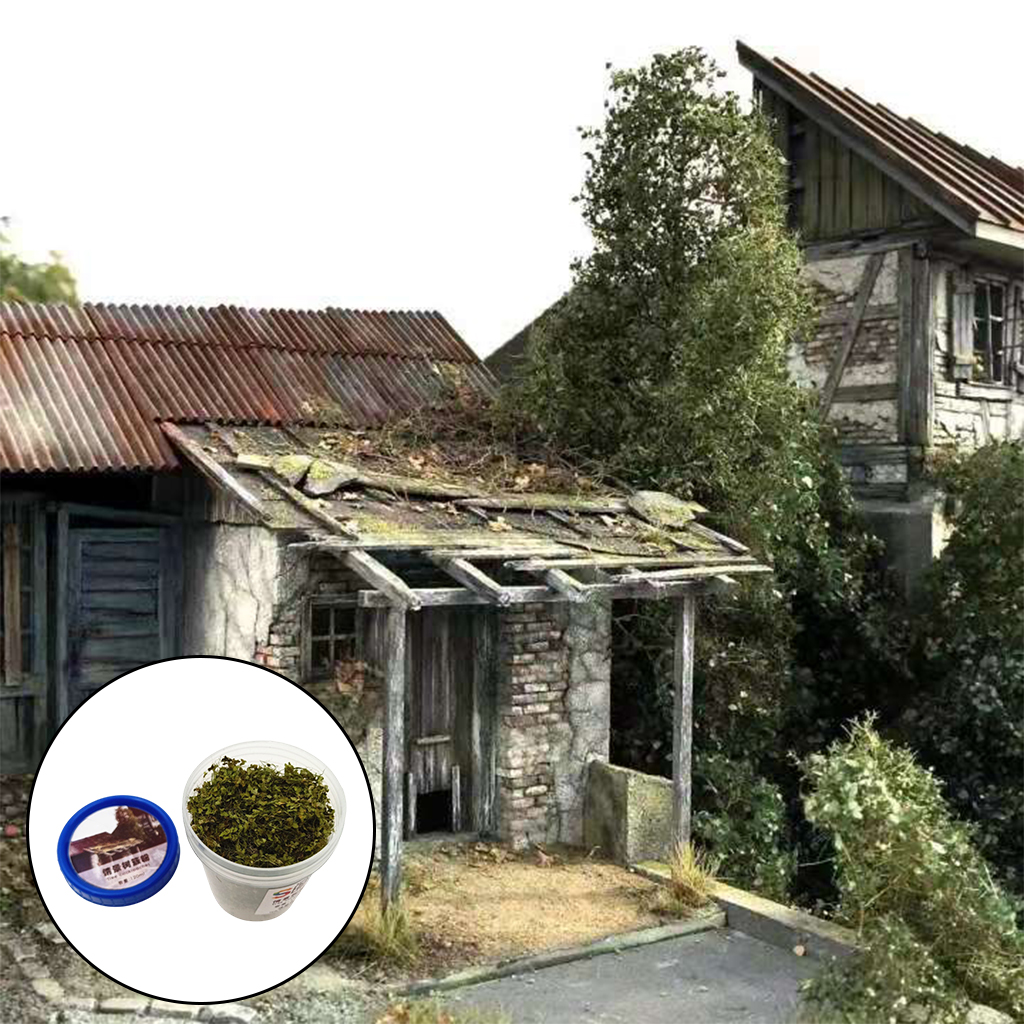 23g/Box Artificial Grass Powder, Fake Grass Fairy Garden Miniatures Clay Sandbox Game Craft Decor DIY Micro Landscape Building